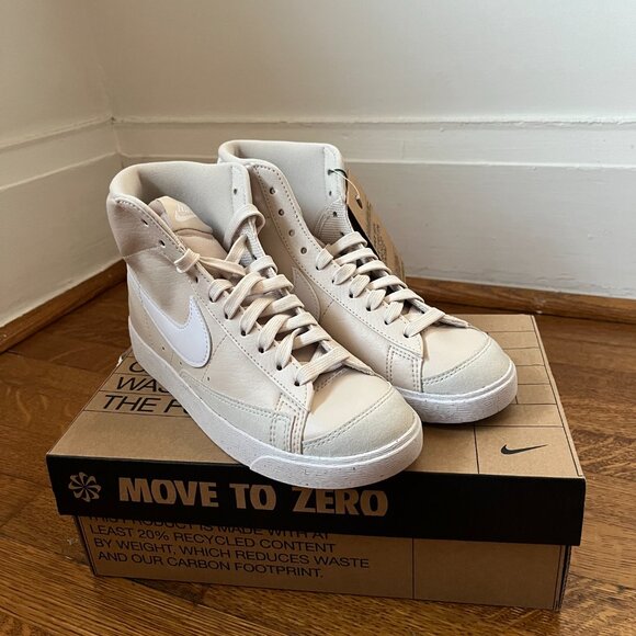 Nike Blazer Mid '77 Next Nature, Light Orewood Brown & White - Picture 6 of 8